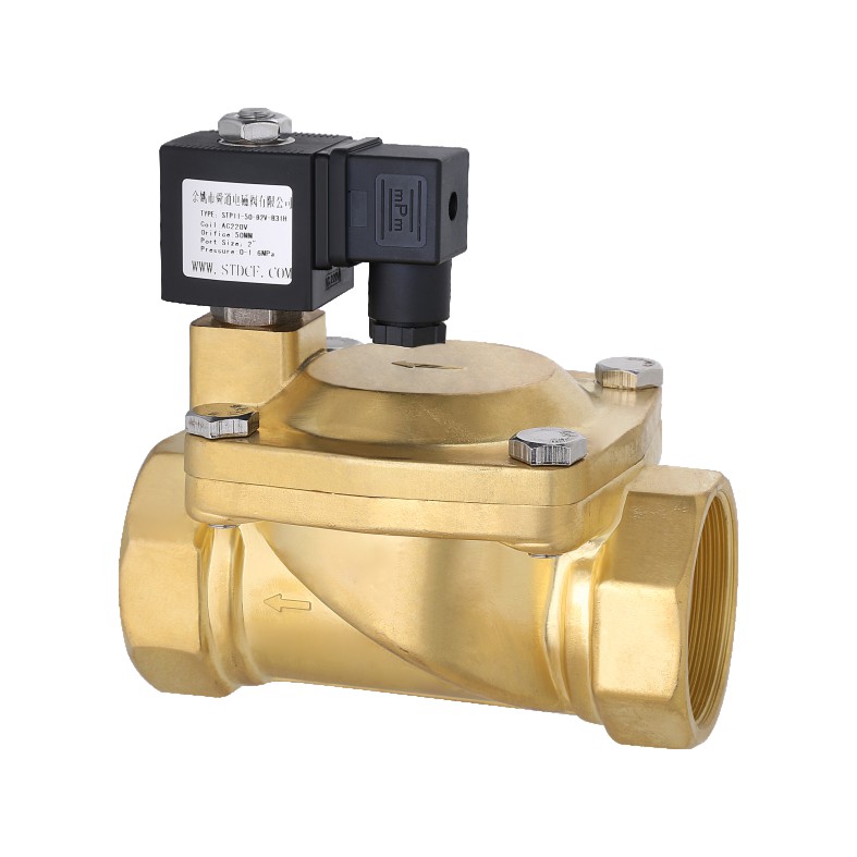 STP11 series pilot operated diaphragmBrass 22 way normally closed type